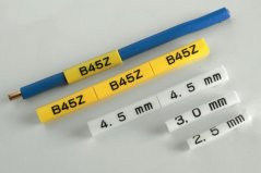 Popisovacia bužírka BA-20Z žltá, priemer 2,0 mm, dĺžka 200 m