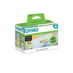 DYMO štítky papírové - mix barev (Ž/M/R/Z), 89x28mm S0722380