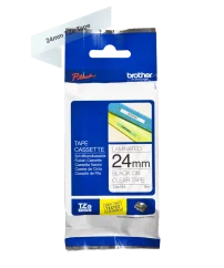 BROTHER TZE-151 čierna na priehľadnej 24 mm