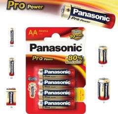 Alkalická batéria AA Panasonic Pro Power LR6 4ks