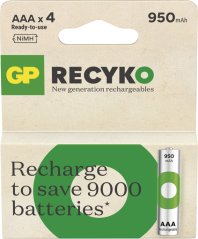 GP Nabíjací bat.ReCyko 950 AAA (HR03)-4ks