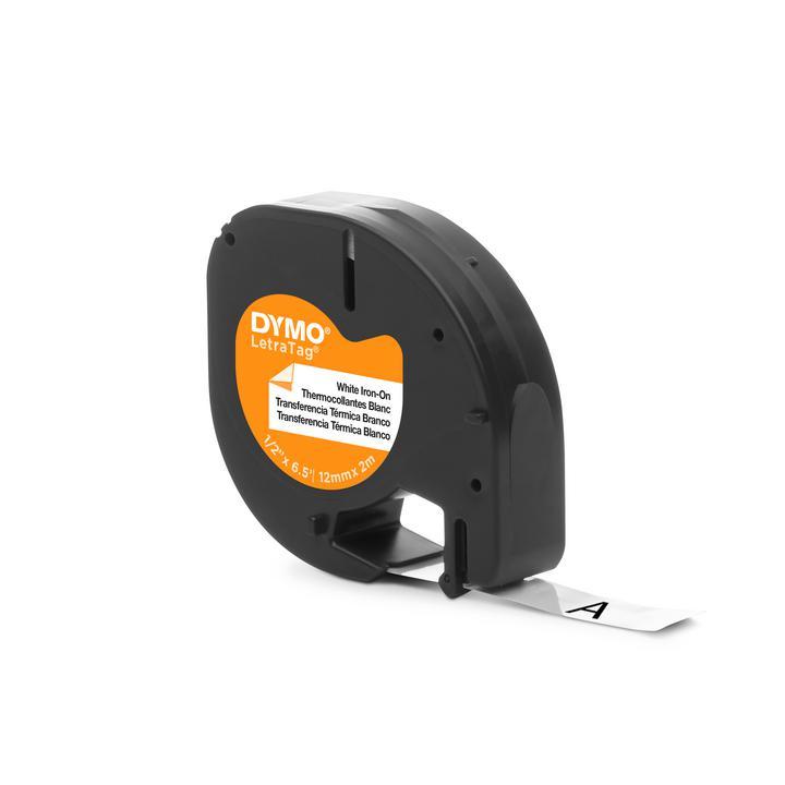 DYMO LetraTag páska nažehlovacia 12mm x 2m, biela S0718850