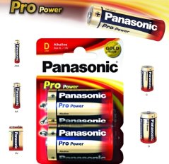 Alkalická batéria D Panasonic Pro Power LR20 2ks