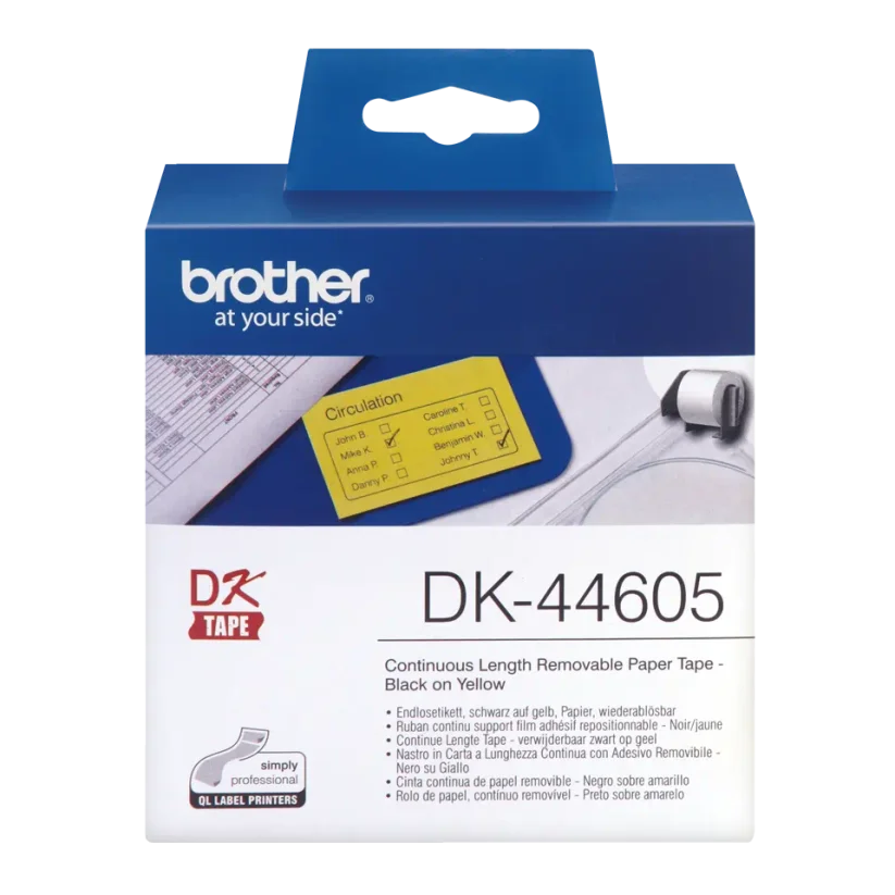 BROTHER DK-44605 (žlutá papírová role, 62mm)