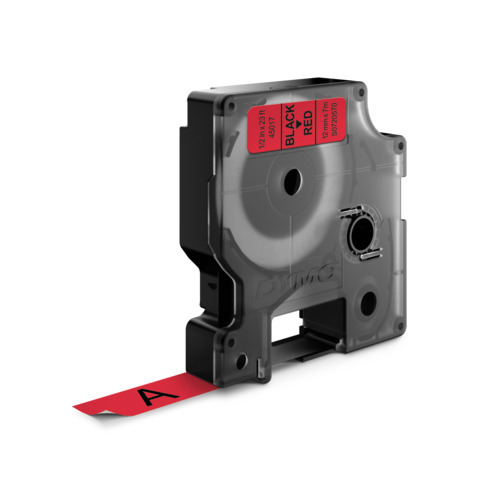 DYMO páska D1 12mm x 7m, čierna na červenej S0720570