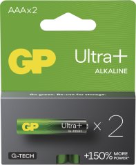 GP Alkalická batéria ULTRA PLUS AAA (LR03) - 2ks