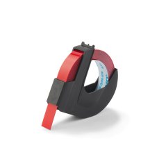 DYMO páska reliéfna 3D, 9 mm x 3 m, červená