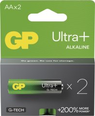 GP Alkalická batéria ULTRA PLUS AA (LR6) - 2ks