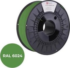 Tisková struna (filament) C-TECH PREMIUM LINE, PLA, dopravní zelená, RAL6024, 1,75mm, 1kg