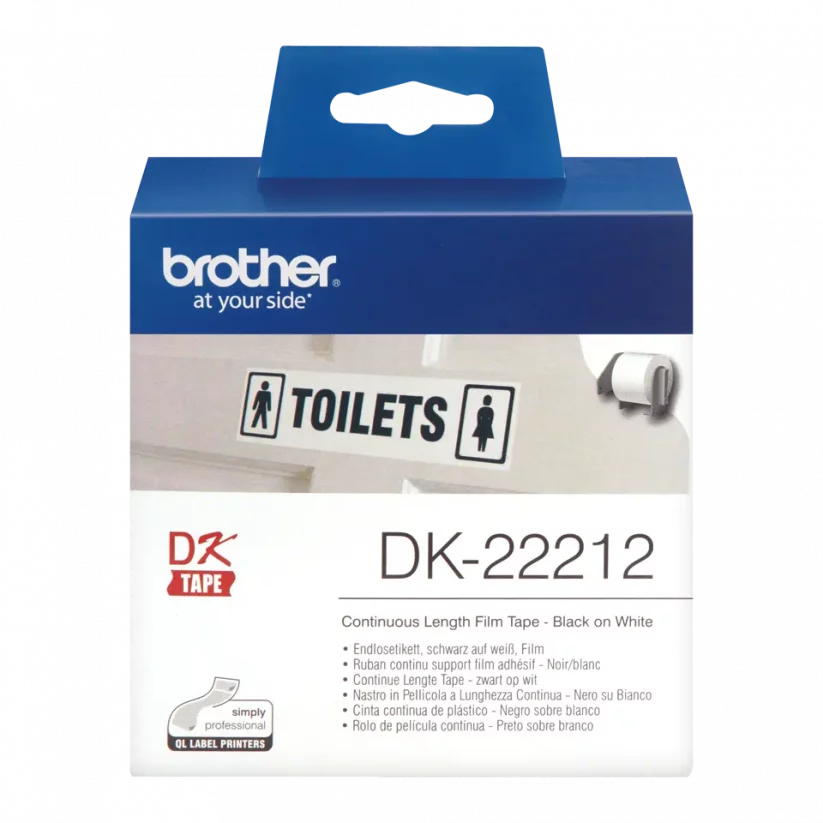BROTHER DK-22212 (biela filmová rolka 62 mm)