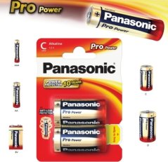 Alkalická batéria C Panasonic Pro Power LR14 2ks