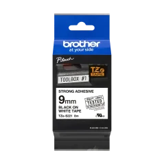 BROTHER TZE-S221 černá na bílé permanentní 9 mm