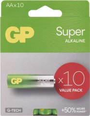 GP Alkalická batéria SUPER AA (LR6) - 10ks