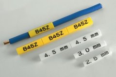 Popisovacia bužírka BA-30Z žltá, priemer 3,0 mm, dĺžka 200 m