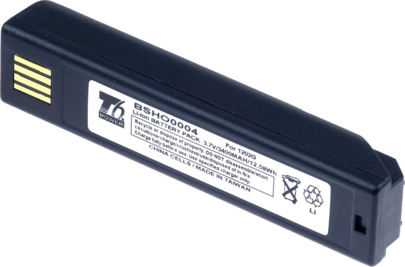 Batéria T6 Power Honeywell Voyager 1202, Xenon 1902, 1911i, 3820, 3400mAh, 12,5Wh, Li-ion