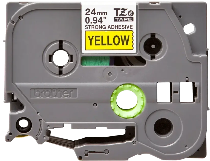BROTHER TZE-S651 čierna na žltej permanentná 24 mm