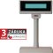 LCD zákaznický displej Virtuos FL-2024MW 2x20, serial (RS-232), 12V, béžový