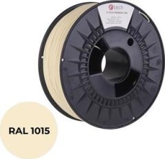 Tisková struna (filament) C-TECH PREMIUM LINE, PLA, slonová kost světlá, RAL1015, 1,75mm, 1kg