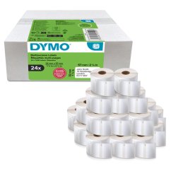 DYMO LW promo balenie - multifunkčné štítky, biely papier, 57x32 mm / 24 roliek 2223590