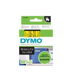 DYMO páska D1 24mm x 7m, černá na žluté S0720980