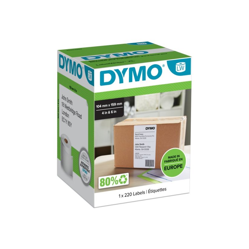 DYMO Extra velké štítky XXL, 159x104mm S0904980