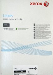 XEROX samolepiace štítky A4 100 listu