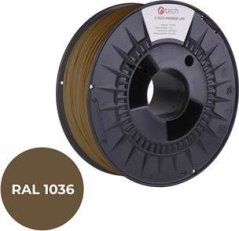 Tisková struna (filament) C-TECH PREMIUM LINE, PETG, perleťová zlatá, RAL1036, 1,75mm, 1kg