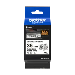 BROTHER TZE-S261 černá na bílé permanentní 36 mm
