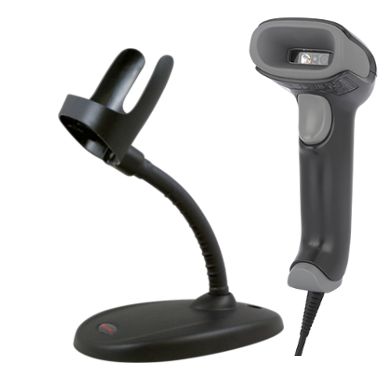 Honeywell Voyager XP 1470g - Disinfectant Ready, 2D, čierny, USB kit, 1,5 m kábel, stojan