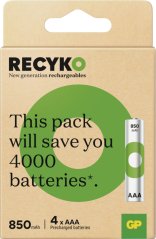 GP Nabíjací bat.ReCyko 850 AAA (HR03)-4ks