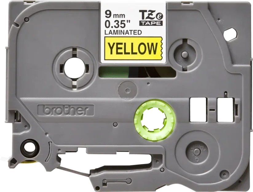 BROTHER TZE-621 čierna na žltej 9 mm