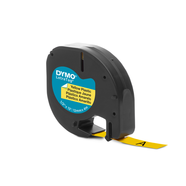 DYMO LetraTag páska plastová 12mm x 4m, žltá S0721620