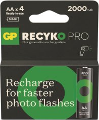 GP Nabíjací ReCyko Pro Photo Flash AA 2000mAh-4ks