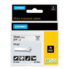 RHINO vinylová páska 19 mm x 5,5 m, biela