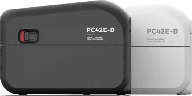 PC42E-D, Direct thermal, 300dpi, black