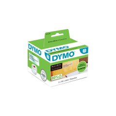 DYMO Velké adresní štítky, průhledný plast, 89x36mm S0722410