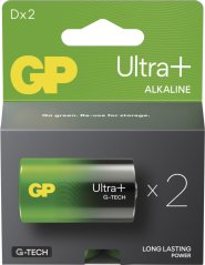 GP Alkalická batéria ULTRA PLUS D (LR20) - 2ks