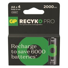 GP Nabíjací bat. ReCyko Pre AA (HR6) 2000mAh - 4ks