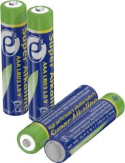 GEMBIRD alkalické batérie AAA 4ks