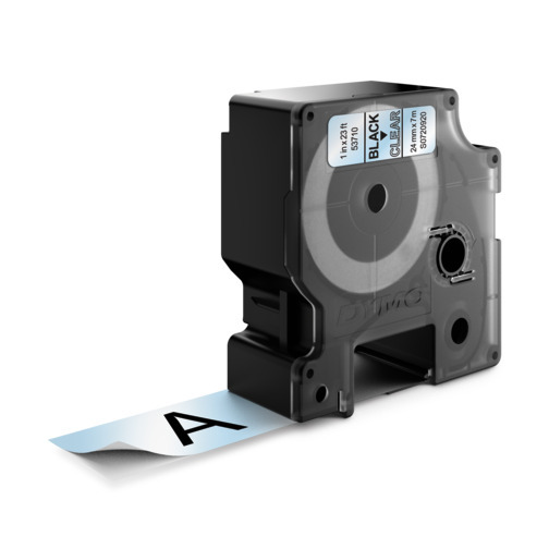 DYMO páska D1 24mm x 7m, čierna na priehľadnej S0720920