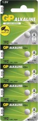Alkalická gombíková batéria GP LR41 (192F), 5 ks
