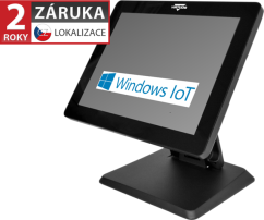 VIRTUOS BPOS BP-1588, 15" LCD LED, 400 cd/m2, J6412, 8 GB RAM, 256 GB SSD, Win11 IoT, kapacitný, čierny