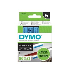 DYMO páska D1 19mm x 7m, černá na modré S0720860