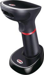 Virtuos HW-855A – Bezdrátová 2D čtečka čárových kódů, Bluetooth, USB, černá