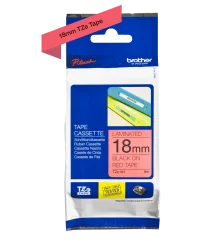 BROTHER TZE-441 čierna na červenej 18 mm