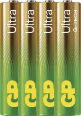 GP Alkalická batéria ULTRA AAA (LR03) - 4ks
