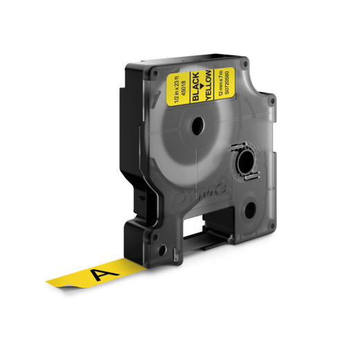 DYMO páska D1 12mm x 7m, černá na žluté S0720580