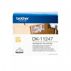 Brother papierové štítky 103mm x 164mm, biela, 180 ks, DK11247