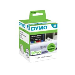 DYMO veľké adresné štítky, biely papier, 89x36mm S0722400
