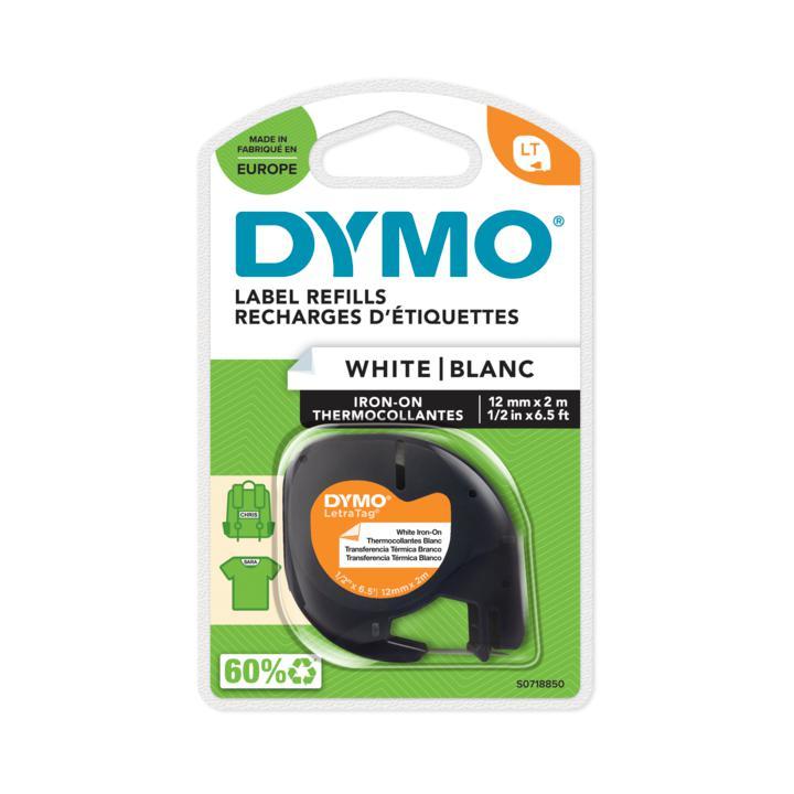 DYMO LetraTag páska nažehlovacia 12mm x 2m, biela S0718850